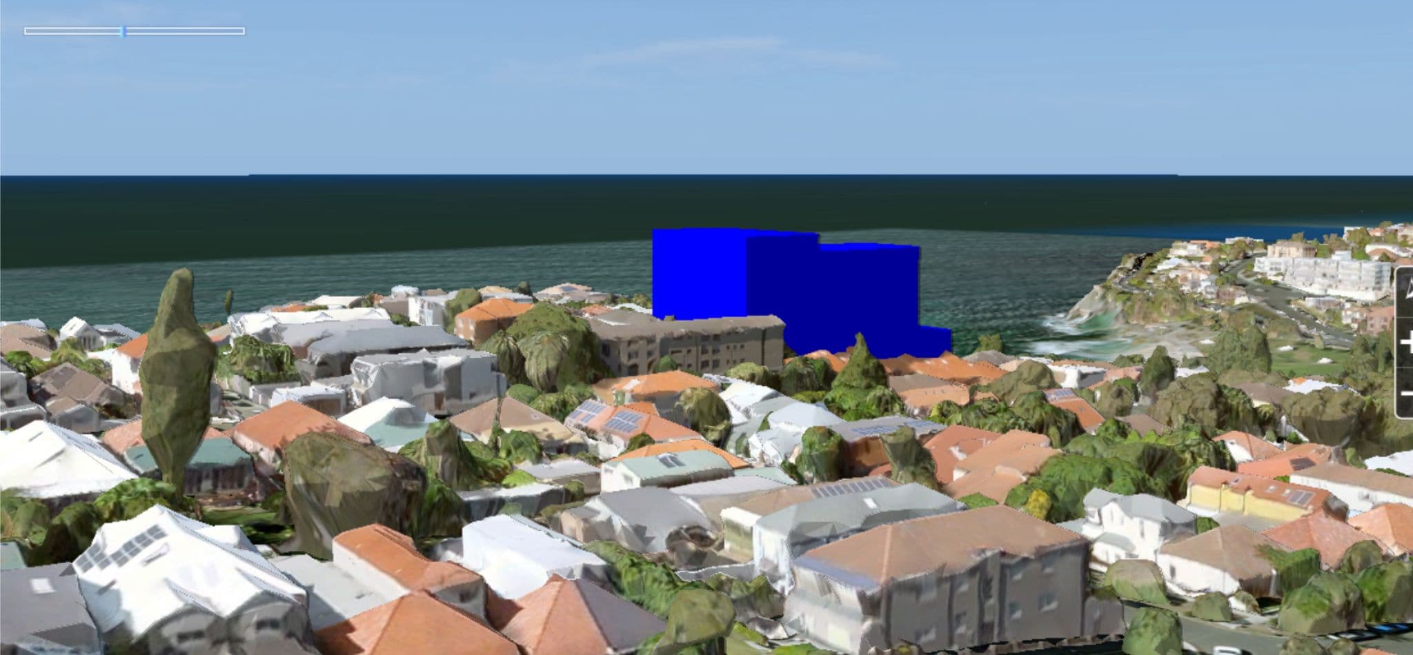 Scale and massing model — view 4